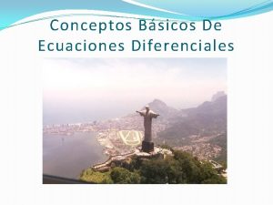 Conceptos Bsicos De Ecuaciones Diferenciales Que Son Las