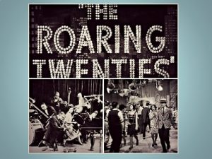 Roaring Twenties Economic Booms and Busts WWI s