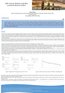 AHP Entropy Method Credit Risk Assessment Based on