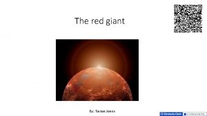 The red giant This is mars By Tavian