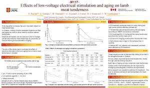 M 117 Effects of lowvoltage electrical stimulation and