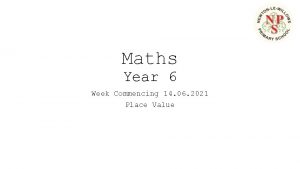 Maths Year 6 Week Commencing 14 06 2021