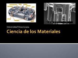 Universidad Veracruzana Ciencia de los Materiales Polmeros Plsticos