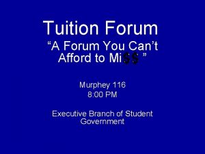 Tuition Forum A Forum You Cant Afford to