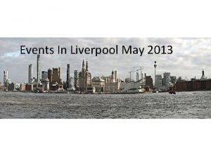 Events In Liverpool May 2013 Croxteth Hall Liverpool