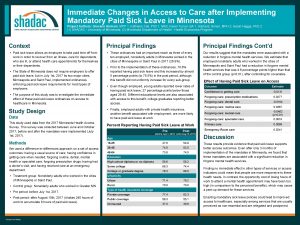 Immediate Changes in Access to Care after Implementing