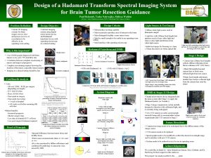Design of a Hadamard Transform Spectral Imaging System