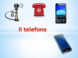 In Italia non ci sono telefonini Ci sono