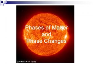 Phases of Matter and Phase Changes HEAT n