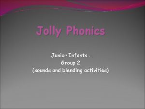 Jolly Phonics Junior Infants Group 2 sounds and