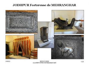 JODHPUR Forteresse de MEHRANGHAR 132022 INDE DU NORD