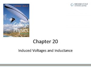 Chapter 20 Induced Voltages and Inductance Connections Between