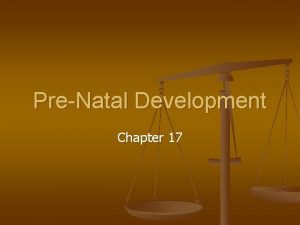 PreNatal Development Chapter 17 Cleavage n n n