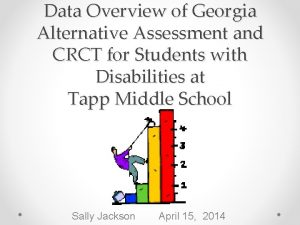 Data Overview of Georgia Alternative Assessment and CRCT