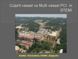 Culprit vessel vs Multi vessel PCI in STEMI