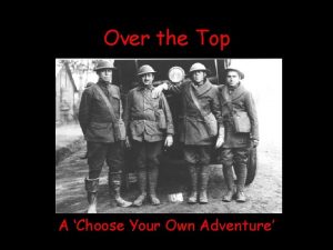 Over the Top A Choose Your Own Adventure