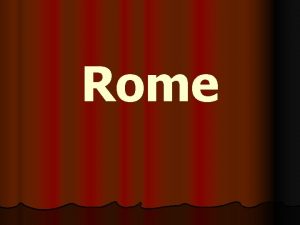 Rome Geography l The Alps mountains natural protection