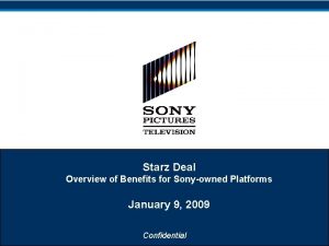 Starz Deal Overview of Benefits for Sonyowned Platforms