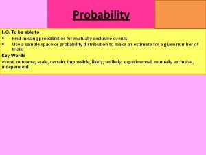 Probability MATHSWATCH CLIP 14 59 60 125 GRADE