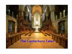 The Canterbury Tales Geoffrey Chaucer 1343 1400 Father