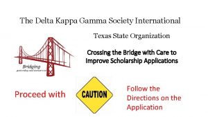 The Delta Kappa Gamma Society International Texas State