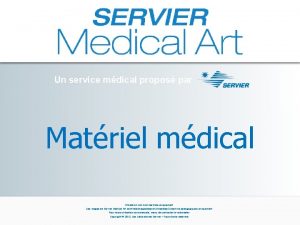 Un service mdical propos par Matriel mdical Utilisation