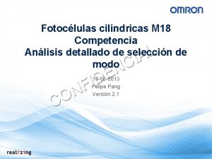 Fotoclulas cilndricas M 18 Competencia Anlisis detallado de