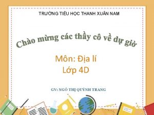 TRNG TIU HC THANH XU N NAM Mn