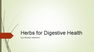 Herbs for Digestive Health Aya Wholistic Wellness Anise
