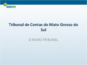 Tribunal de Contas do Mato Grosso do Sul