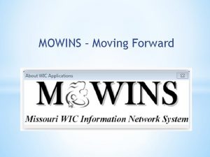 MOWINS Moving Forward SPIRIT Successful Partners in Reaching