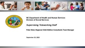 NC Department of Health and Human Services Division