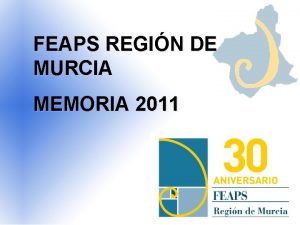 FEAPS REGIN DE MURCIA MEMORIA 2011 Esto es