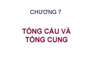 CHNG 7 TNG CU V TNG CUNG S
