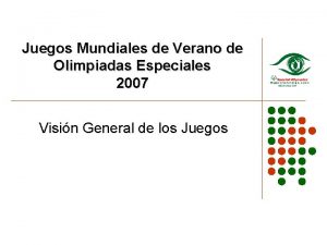 Juegos Mundiales de Verano de Olimpiadas Especiales 2007