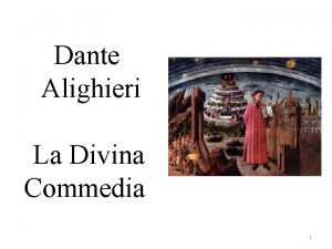 Dante Alighieri La Divina Commedia 1 contenuto Dante