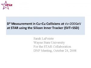 D 0 Measurement in CuCu Collisions at s200