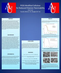 POSS Modified Cellulose for Reduced Polymer Flammability Jieun