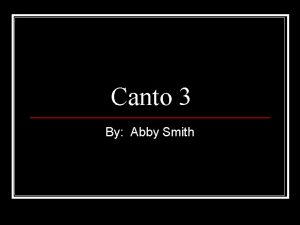 Canto 3 By Abby Smith Gate of Hell