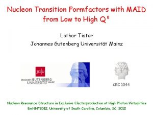 Nucleon Transition Formfactors with MAID from Low to