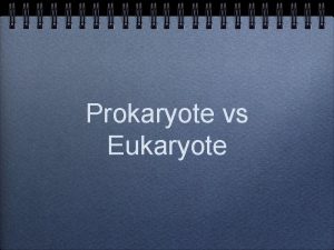 Prokaryote vs Eukaryote Cells have evolved two different