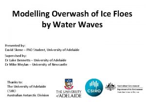 Modelling Overwash of Ice Floes by Water Waves