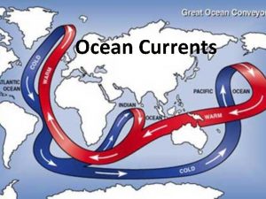 Ocean Currents Huge Rivers in the Ocean currents