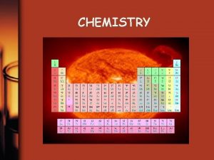 CHEMISTRY Chemistry notes outline I Matter 1 mass