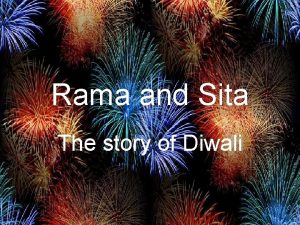 Rama and Sita The story of Diwali Once