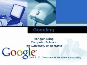 Googling Hongjun Song Computer Science The University of