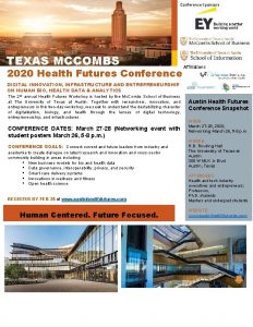 Conference Sponsors TEXAS MCCOMBS 2020 Health Futures Conference