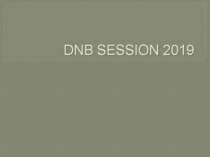 DNB SESSION 2019 Le contrle continu Sur 400