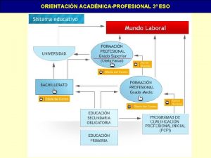 ORIENTACIN ACADMICAPROFESIONAL 3 ESO ORIENTACIN ACADMICAPROFESIONAL 3 ESO