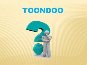 TOONDOO TOONDOO NEDR Toondoo evrimii olarak karikatr tasarlamanza